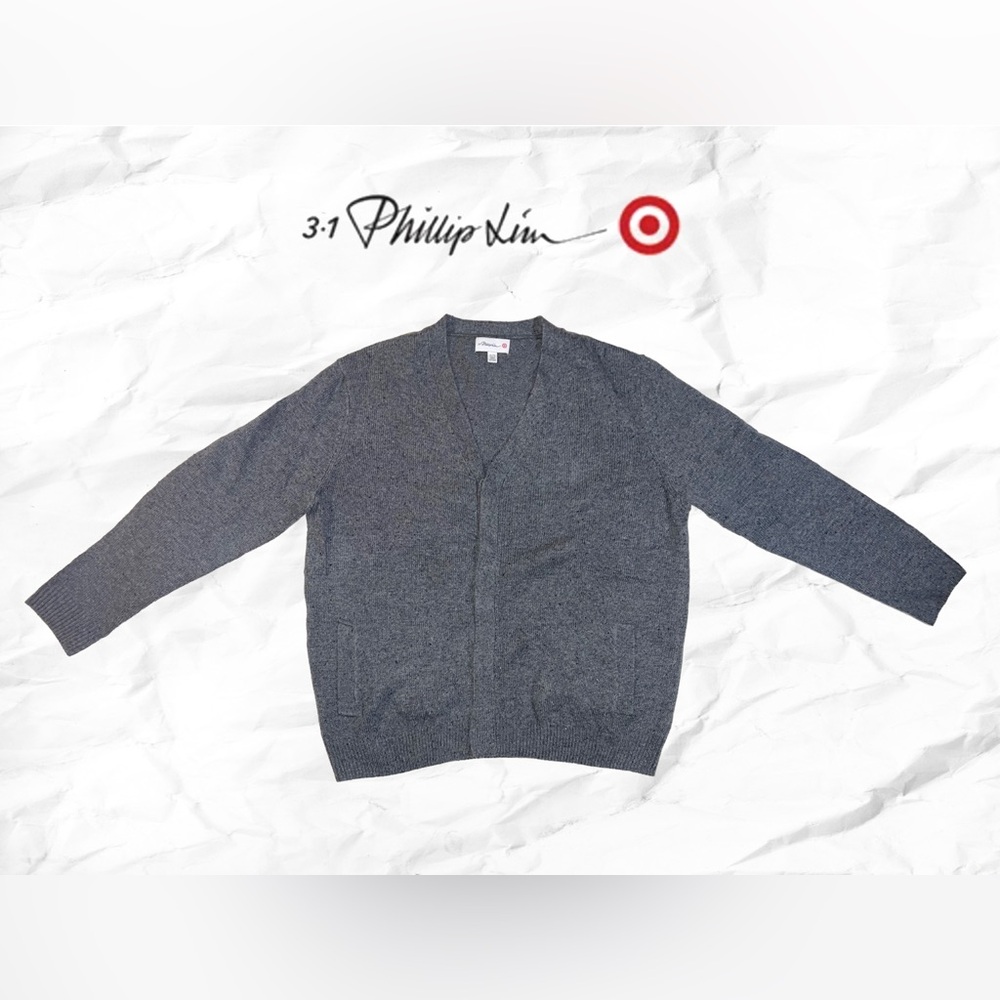 3.1 Phillip Lim for Target Men's Gray Cardigan